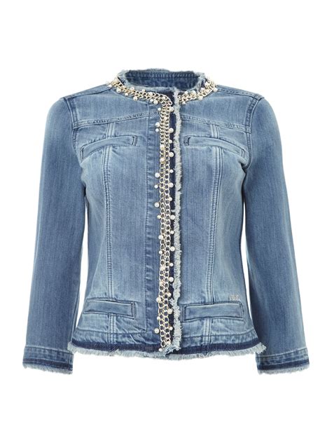 chanel style denim jacket